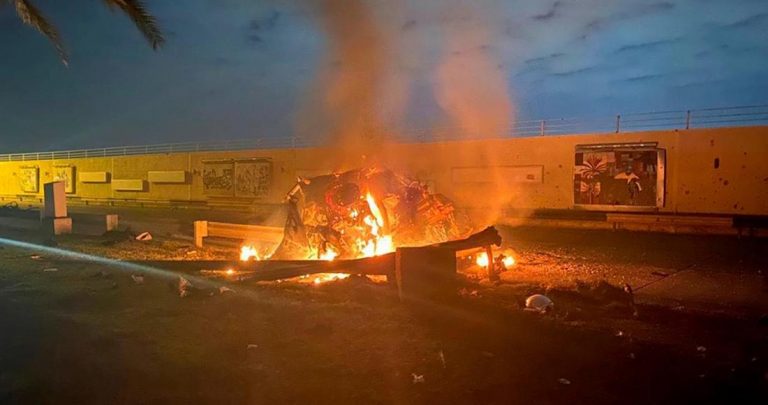 Iran bombrdea base en irak