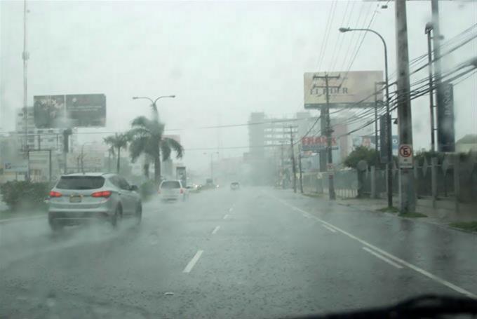Vaguada seguirá provocando aguaceros con tormentas eléctricas