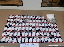 Ocupan 90 postalitas deportivas rellenas de cocaína