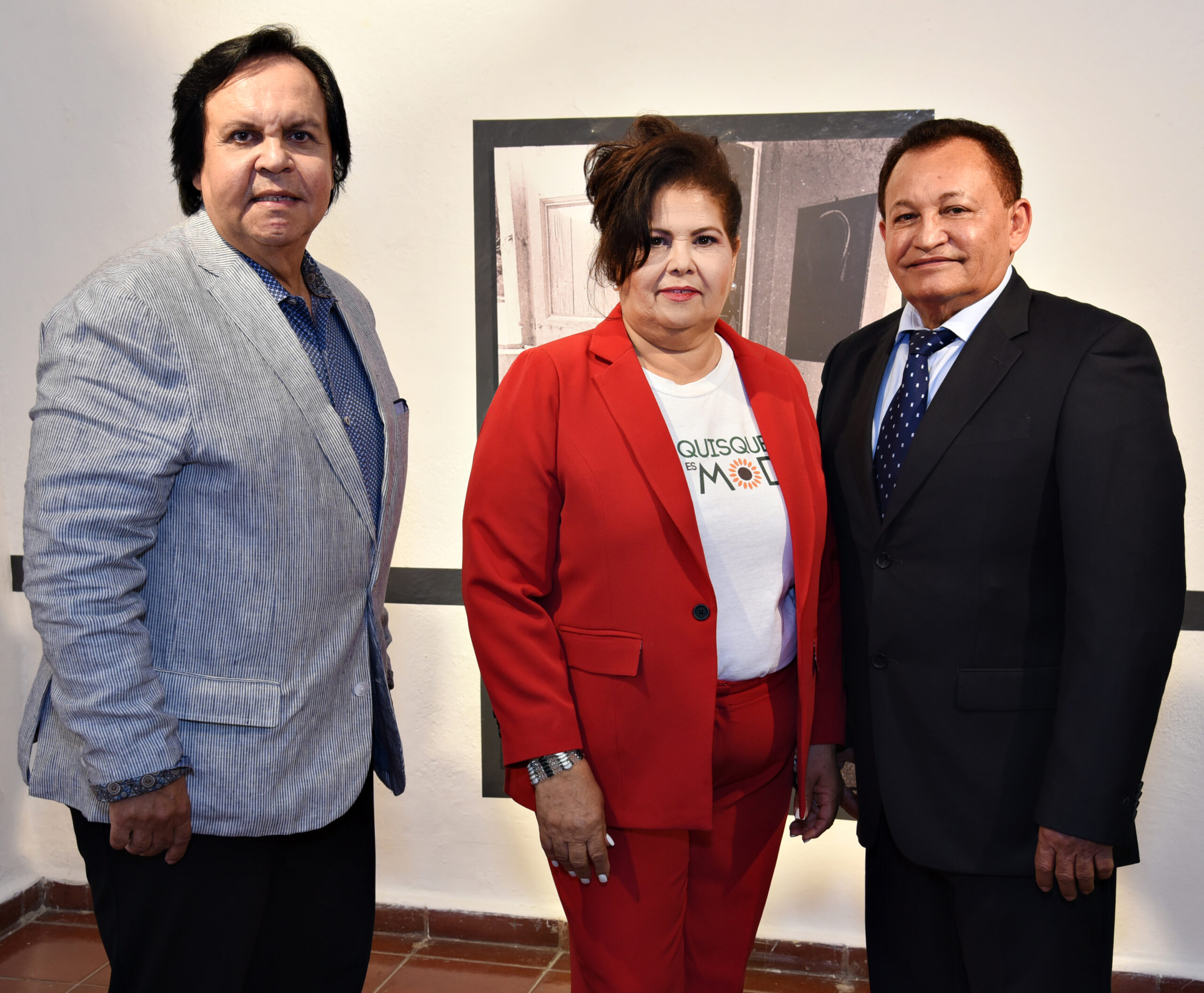 Foto principal- Leonel Lirio, Evangelina Fermín y Máximo Mejía