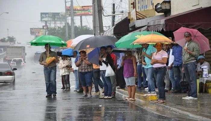 Vaguada y efectos locales generando aguaceros