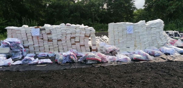 Queman otros 819 kilogramos de drogas
