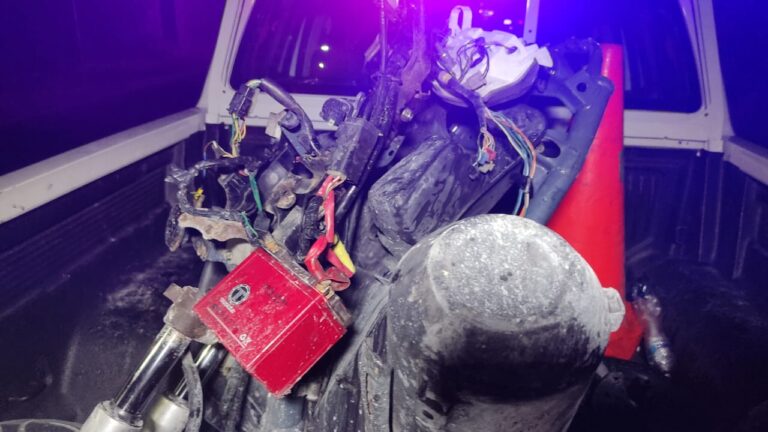 Mujer perdió la vida tras un accidente en su motocicleta
