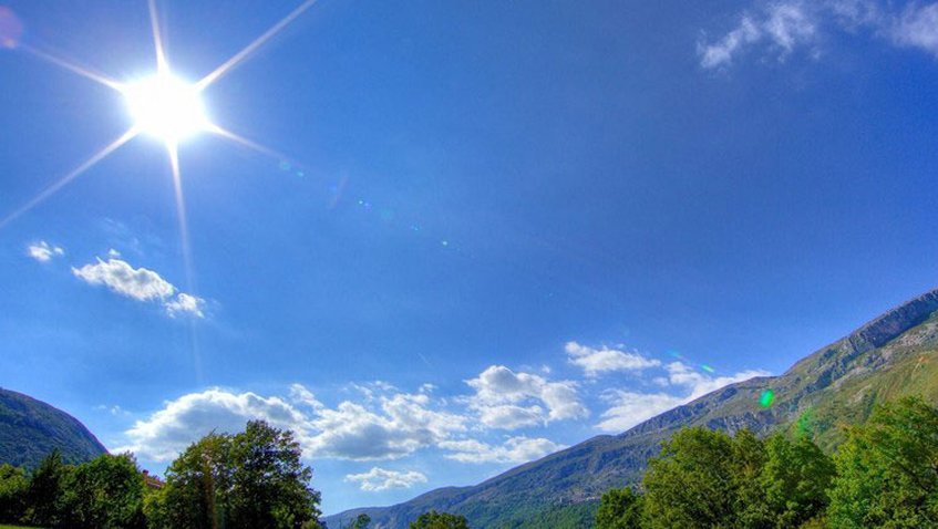 v-133 Ambiente soleado y de escasas lluvias en gran parte del país