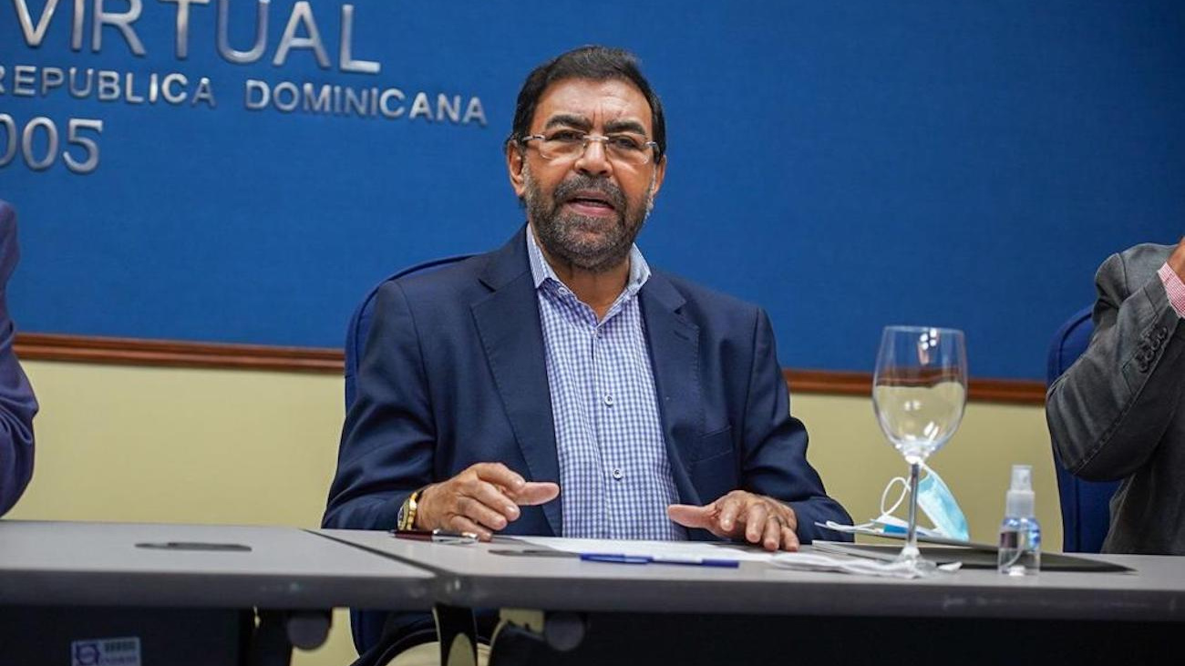 Olmedo Caba, director ejecutivo del Indrhi. Lluvias de Franklin benefician presa de Valdesia
