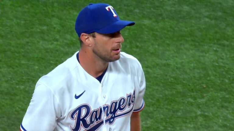 Scherzer (11 K) dominante en su 3er triunfo seguido con Rangers