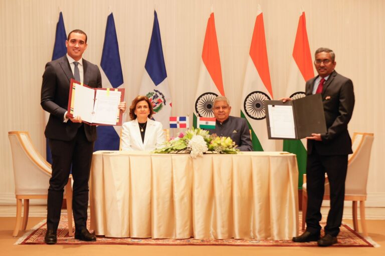 Encuentro entre los vicepresidentes de la India y RD