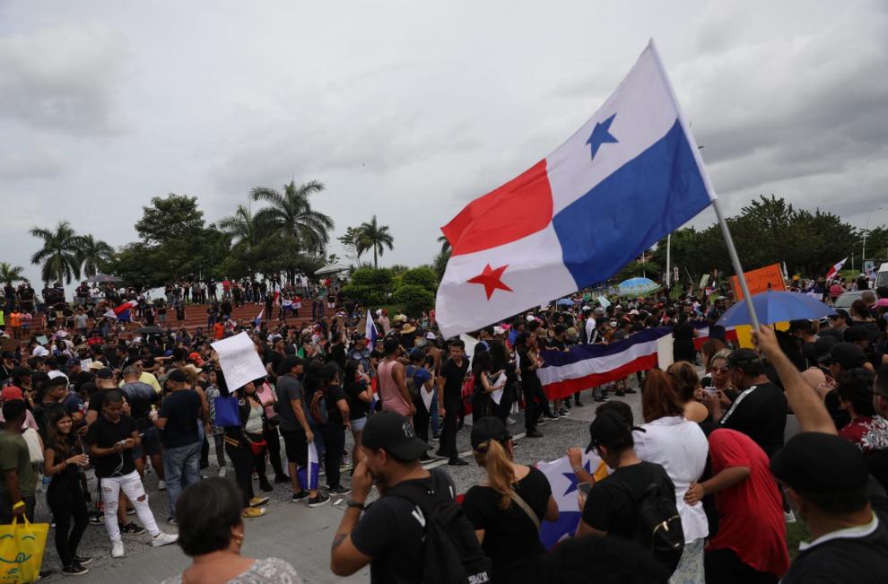 Panama protesta Panamá exige paz social y libre tránsito ante protestas anti-minería