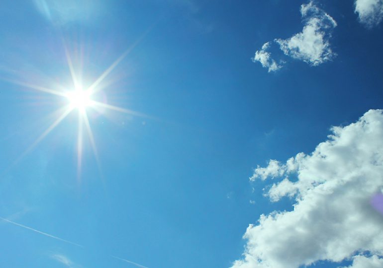 Sol-770x540 Cielo soleado, poco nubosos y escasas precipitaciones