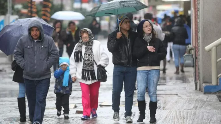 Incidencia de frente frío incrementará las lluvias