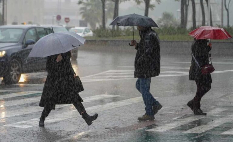 Viento del este/sureste generará lluvias y chubascos débiles