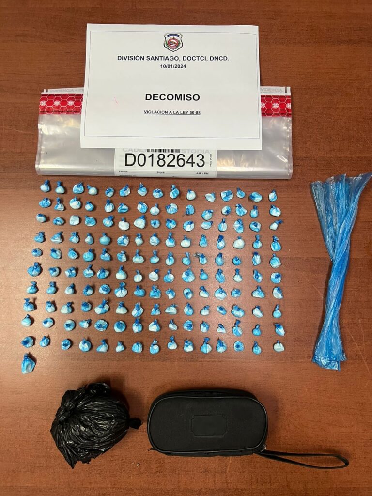 Ocupan más de nueve mil gramos de drogas en Puerto Plata