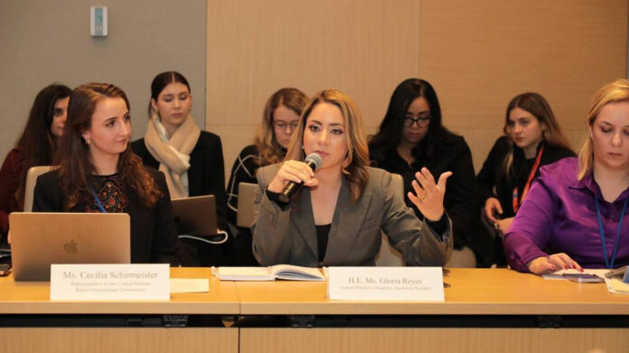 Gloria Reyes, directora general Avances de la RD en la reducción de la pobreza son presentados ante la ONU