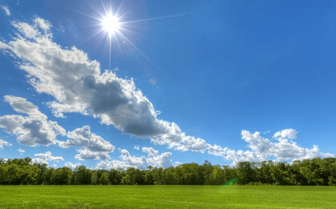Nubes dispersas, mañana lluvias más frecuentes