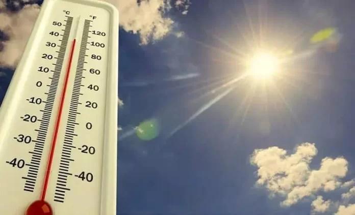 temperaturas-calurosas Soleado y temperaturas calurosas