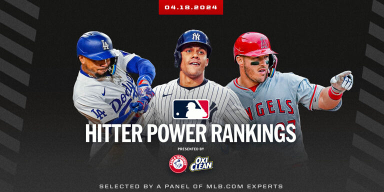 Los Primeros Power Rankings de Bateadores de la Temporada