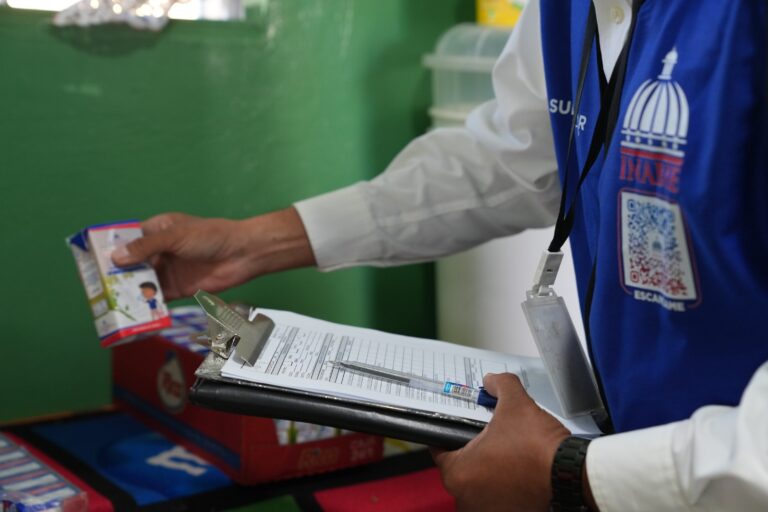 INABIE continua labores de vigilancia y control para asegurar buena calidad de la alimentación escolar