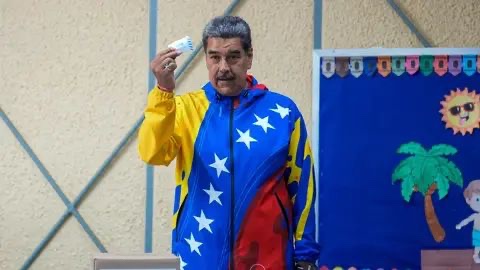 El CNE anuncia reelección de Maduro con un 51,20% de votos