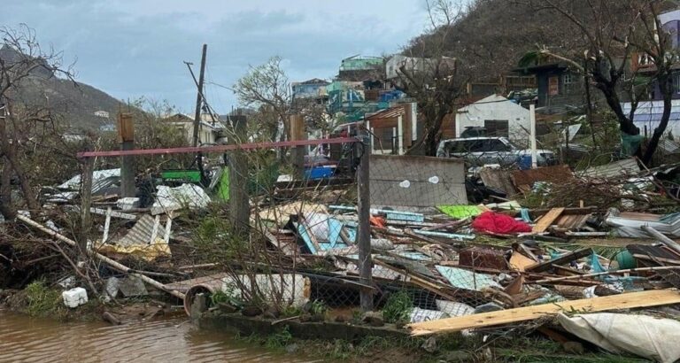 Devastación en San Vicente y las Granadinas por el Huracán Beryl