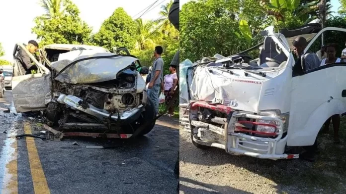accidente-en-los-cocos-de-samana-deja-tres-personas-heridas-incluyendo-un-menor Tres heridos en accidente de tránsito en Samaná