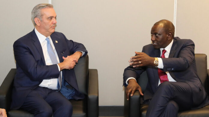 Presidentes Abinader y Ruto discuten seguridad en Haití