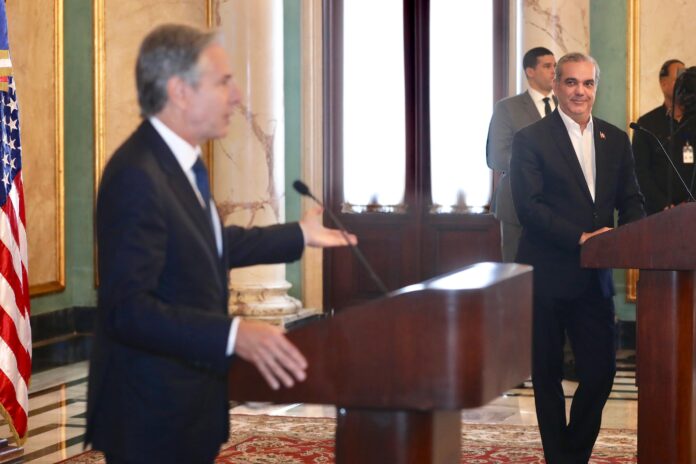 Luis Abinader y Antony Blinken reiteran preocupación por la crisis Luis Abinader y Antony Blinken reiteran preocupación por la crisis