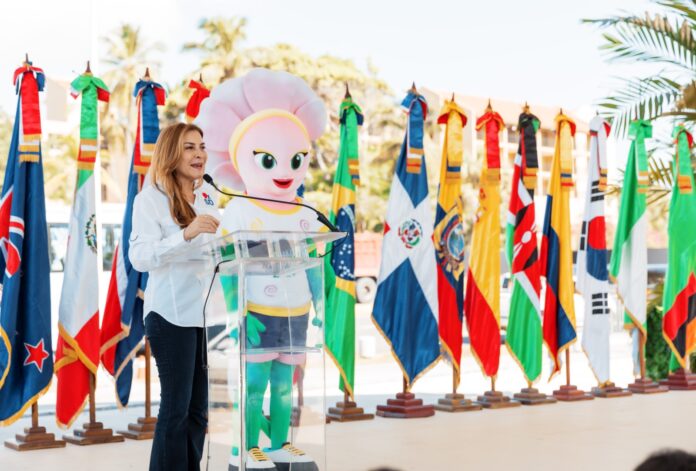 Emblemático mural en Santo Domingo recibe al Mundial