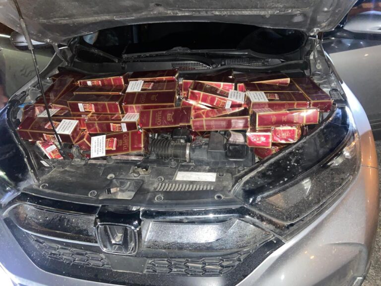 CESFronT detiene a un hombre con 43,200 unidades de cigarrillos