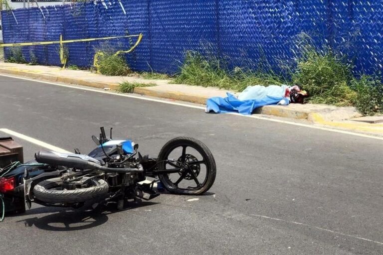 Hombre fallece en trágico accidente de tránsito en motocicleta
