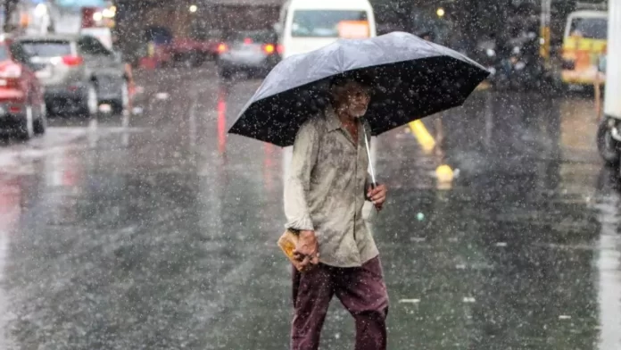 Lluvias débiles y dispersas en varias provincias del país