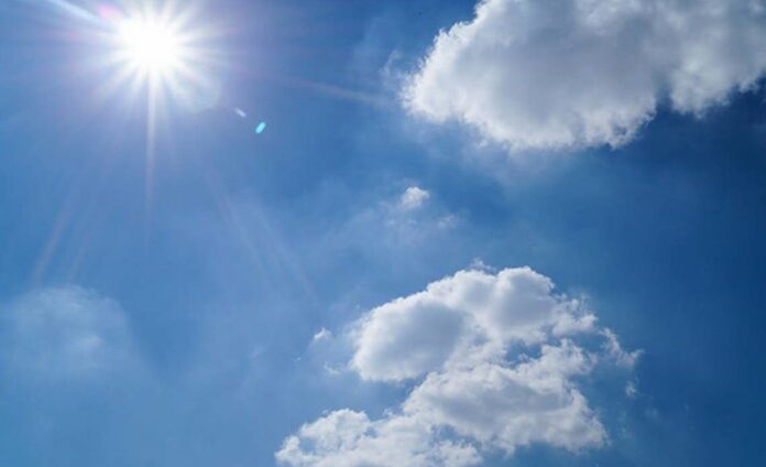 Nubes dispersas y condiciones estables en el país