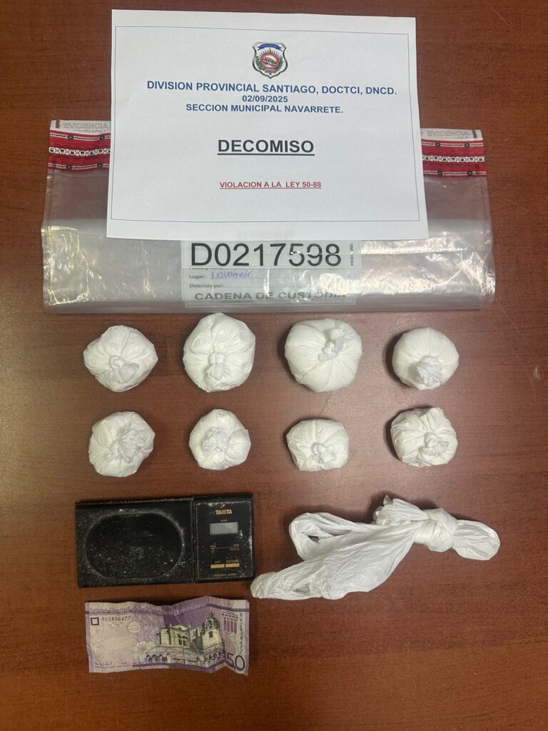 DNCD realiza allanamientos y operativos contra el microtráfico en Santiago y Navarrete