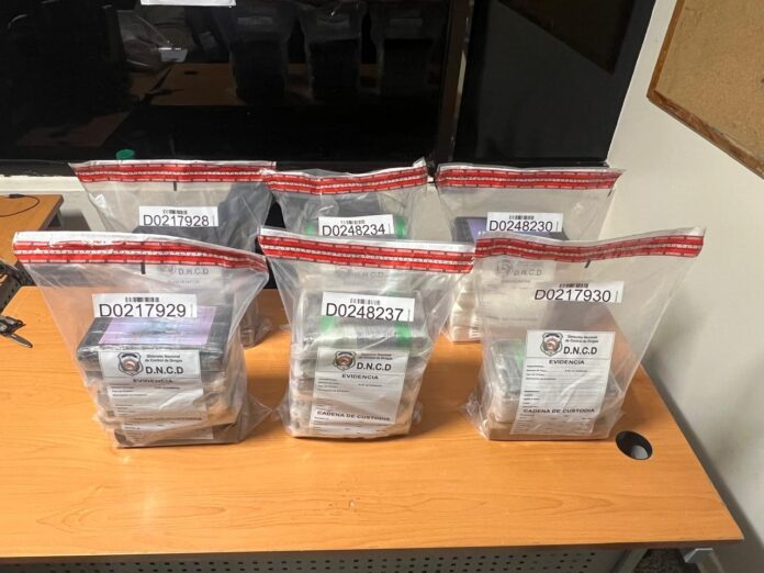 DNCD captura dos alemanes e incauta en el AILA otros 28 paquetes de presunta cocaína