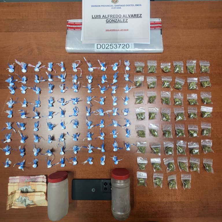 DNCD y Ministerio Público incautan más de 32 kilos de drogas en operativos simultáneos