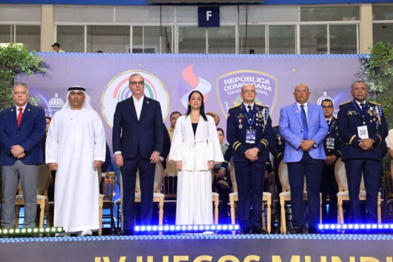 Presidente Abinader inaugura los IV Juegos Mundiales de Policía con delegaciones de 32 países