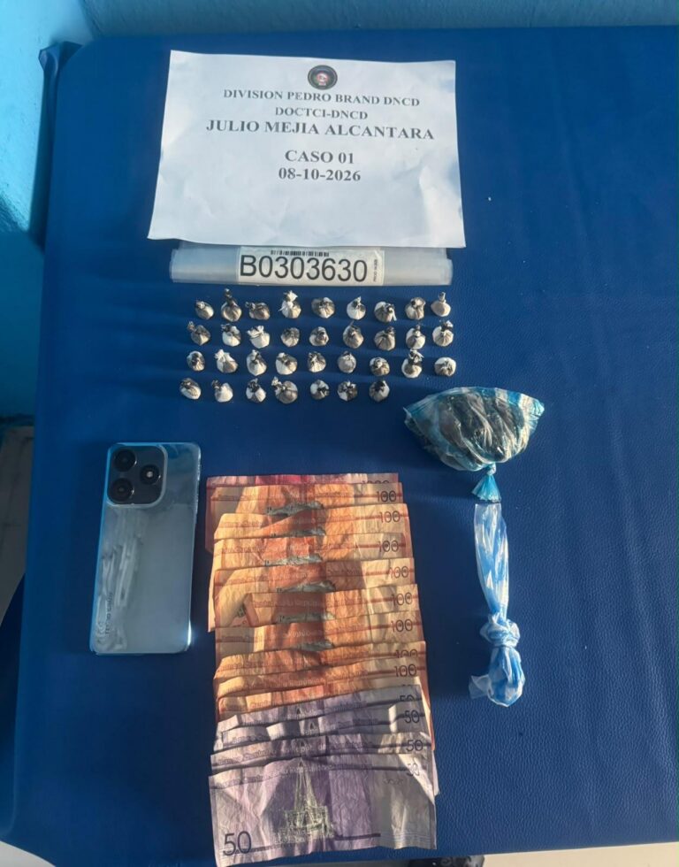 Operativo en el GSD deja más de 4,900 gramos incautados, armas de alto calibre, municiones y radios