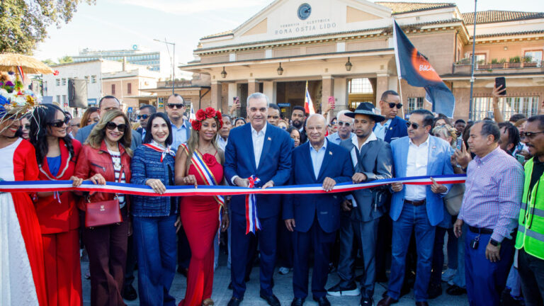 Abinader inaugura la Parada Dominicana en Roma y destaca aportes de la diáspora en Italia